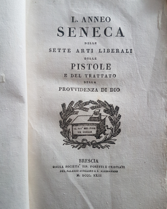 Seneca 1823 volgarizzamenti classici