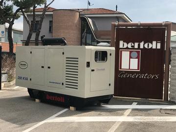 Generatore bertoli 200 kva insonorizzato iveco