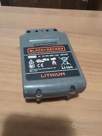 Batteria BLACK+DECKER 18V 2.0Ah Li-ion