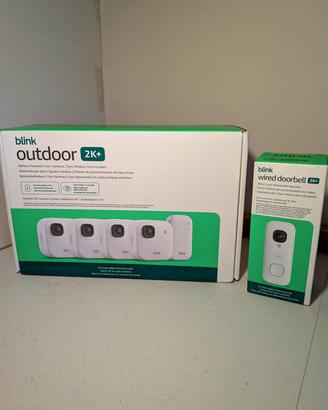 KIT BLINK 4 2K+ TELECAMERE E CAMPANELLO NUOVO