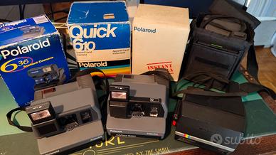 polaroid set vintage 7 macchine 