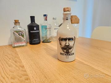 Bottiglia gin KNUT HANSEN vuota