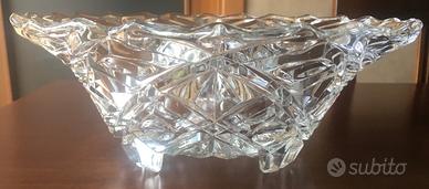 Centrotavola cristallo con piedini