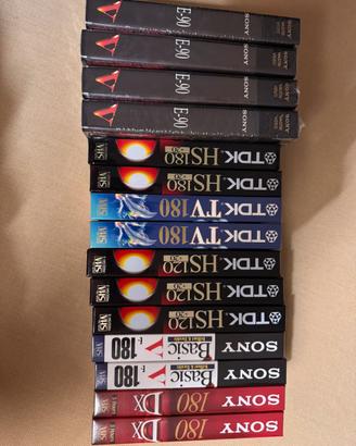Lotto 15 cassette video VHS