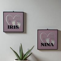 Baby memories quadretto