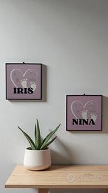 Baby memories quadretto