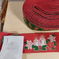 Bordura- passamaneria- merceria 5.2 mt - NATALE