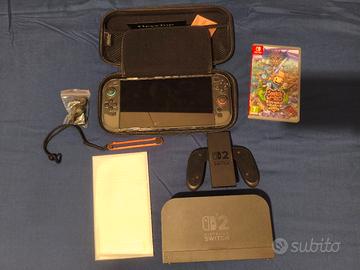 Nintendo switch 2 (cover+custodia+vetro+gioco)