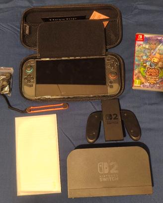 Nintendo switch 2 (cover+custodia+vetro+gioco)