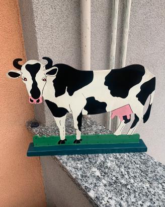 Soprammobile mucca vintage IKEA anni 90 legno