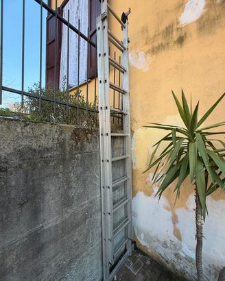 Scala telescopica in alluminio 6 metri