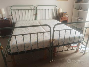 letto in ferro battuto 