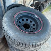 Set 4 cerchi scampanati suzuki con gomme 255/60/15