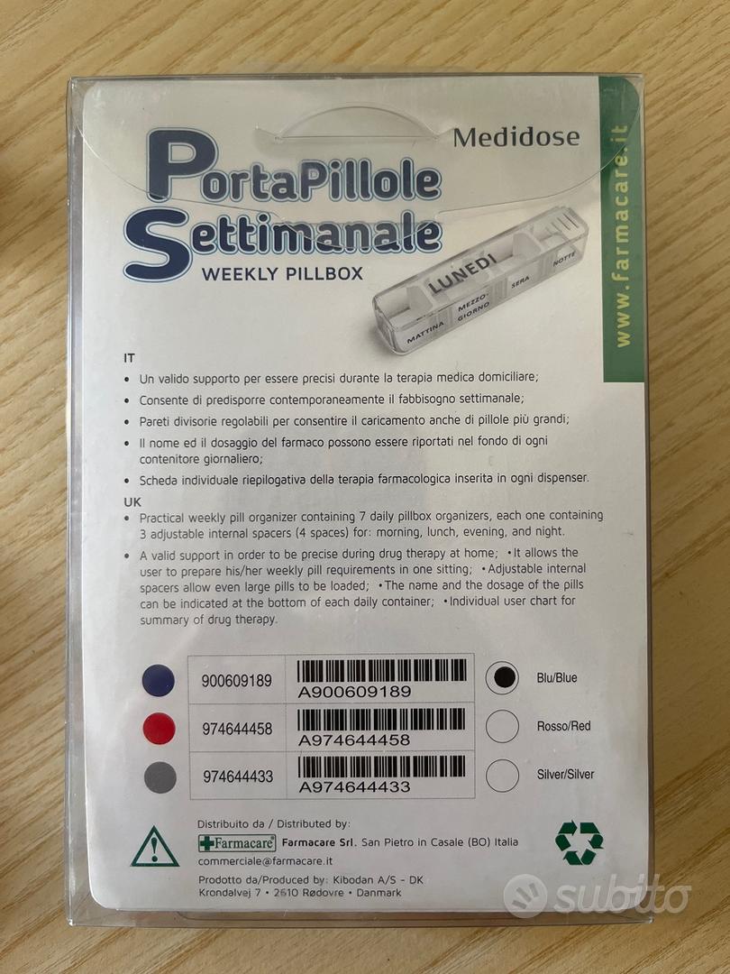 Farmacare Portapillole Settimanale