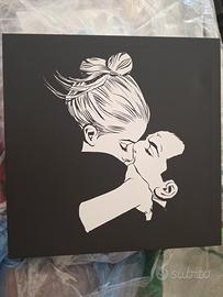 Quadro Diabolik ed Eva Kant Astorina 