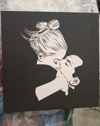 Quadro Diabolik ed Eva Kant Astorina 