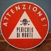 cartello pericolo di morte 