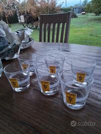 set di 6 bicchieri Fernet branca
