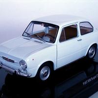 MODELLO AUT FIAT 850 SPECIAL BIANCA NO BURAGO
