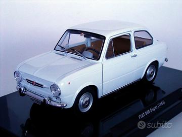 MODELLO AUT FIAT 850 SPECIAL BIANCA NO BURAGO