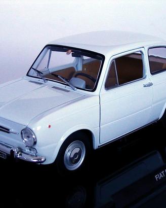 MODELLO AUT FIAT 850 SPECIAL BIANCA NO BURAGO
