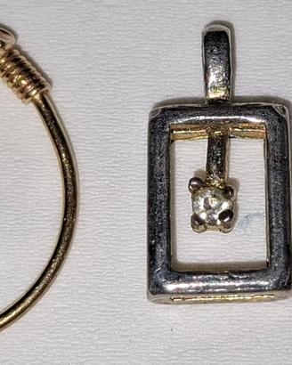 Lotto Gioielli Oro e Argento - anello, ciondolo...