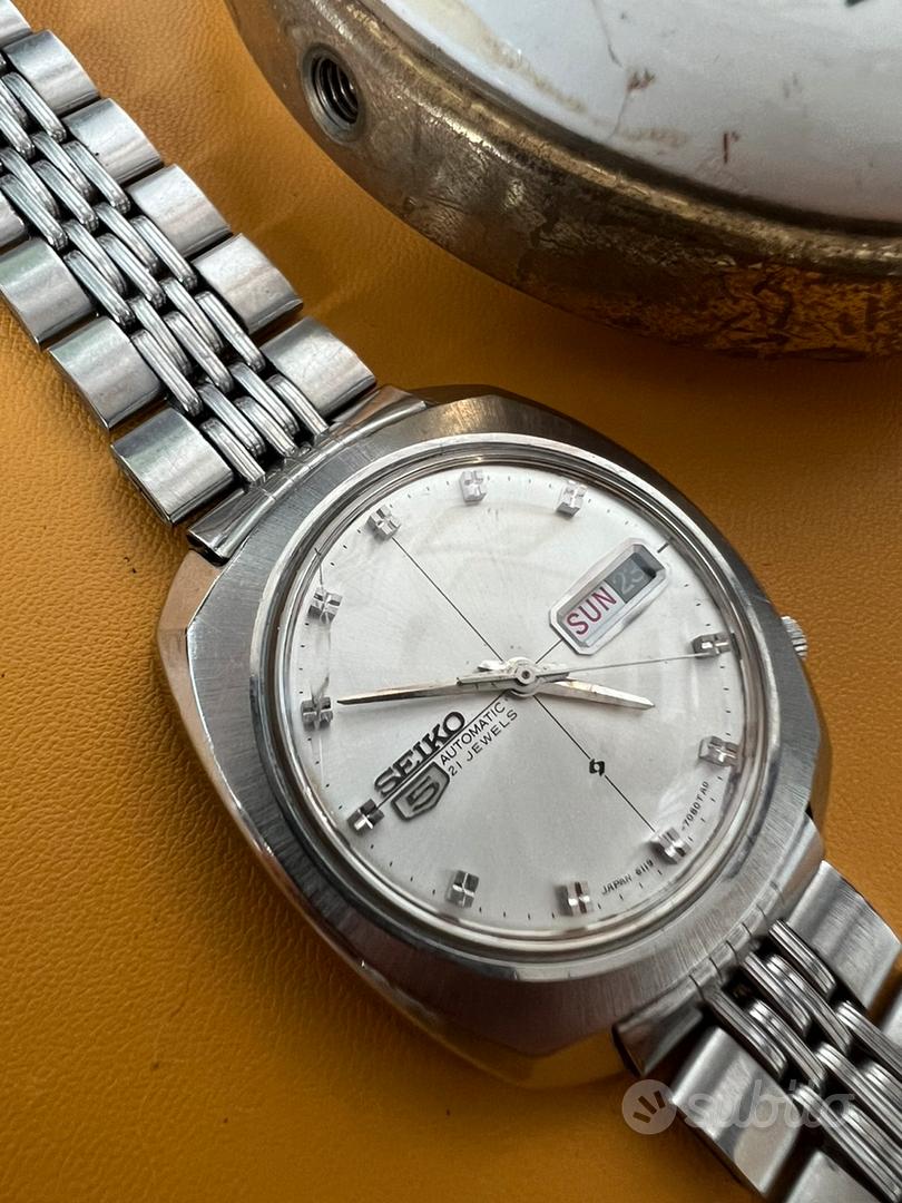 Seiko 5 vintage 6119 7080 Abbigliamento e Accessori In vendita a