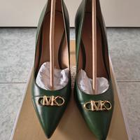 Michael Kors Parker Leather Pump, Amazon Green 