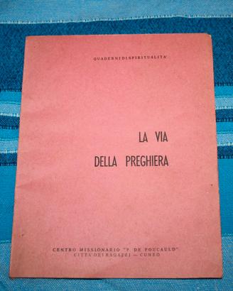 libretto La via della preghiera