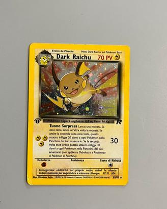 Dark Raichu Holo Prima Edizione - Team Rocket