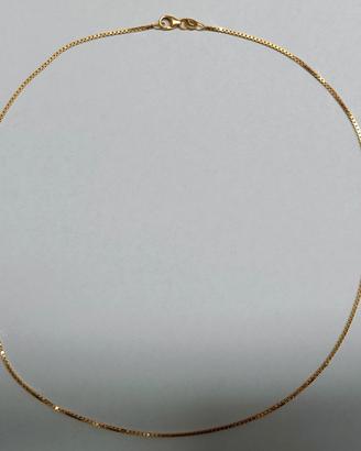 Collana girocolo veneta oro giallo 750 18Kt 45cm.