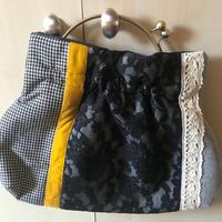 Borsa in tessuto di felpa con manici