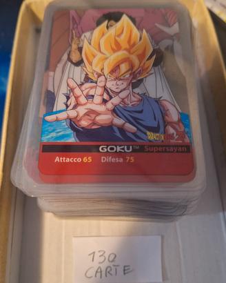 Lotto di 529 carte collezionabili di Dragonball