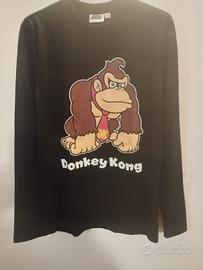 Maglia a maniche lunghe Donkey Kong tg. 14/15 anni