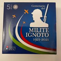 MILITE IGNOTO Moneta da 5 euro