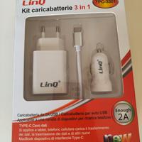 Kit caricabatterie 3 in 1 "LinQ"