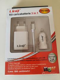 Kit caricabatterie 3 in 1 "LinQ"