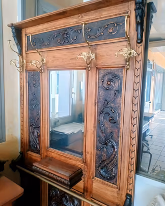 Mobile ingresso in legno massello 