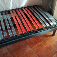 Rete singola elettrica con doghe regolabili