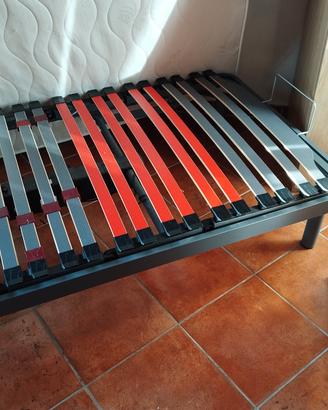 Rete singola elettrica con doghe regolabili