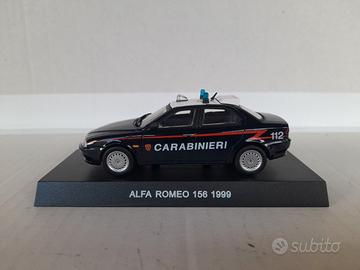 MODELLO ALFA ROMEO 156 CARABINIERI DEA IN TECA