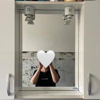 mobiletto bagno con specchio