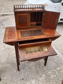 Antico tavolo da lavoro Tricoteuse epoca 800