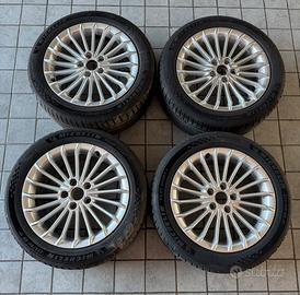 4 cerchi in lega R17 Audi A6 (C6)+ pneumatici