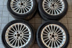 4 cerchi in lega R17 Audi A6 (C6)+ pneumatici
