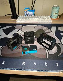 GoPro Hero 10 Black + MediaMod + Accessori