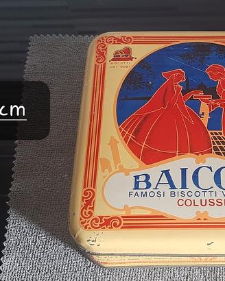 scatola in latta Baicoli Colussi 