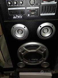 casse Acustiche Party zligth e Sound