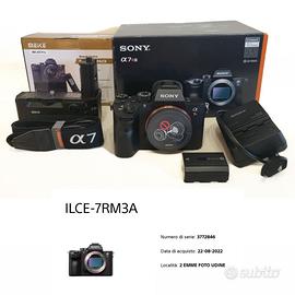 Sony A7RIII - ILCE-7RM3A