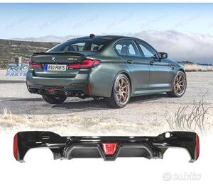 DIFUSORE BMW G30 G31 LOOK M5 CS NERO LUCIDO CARBON